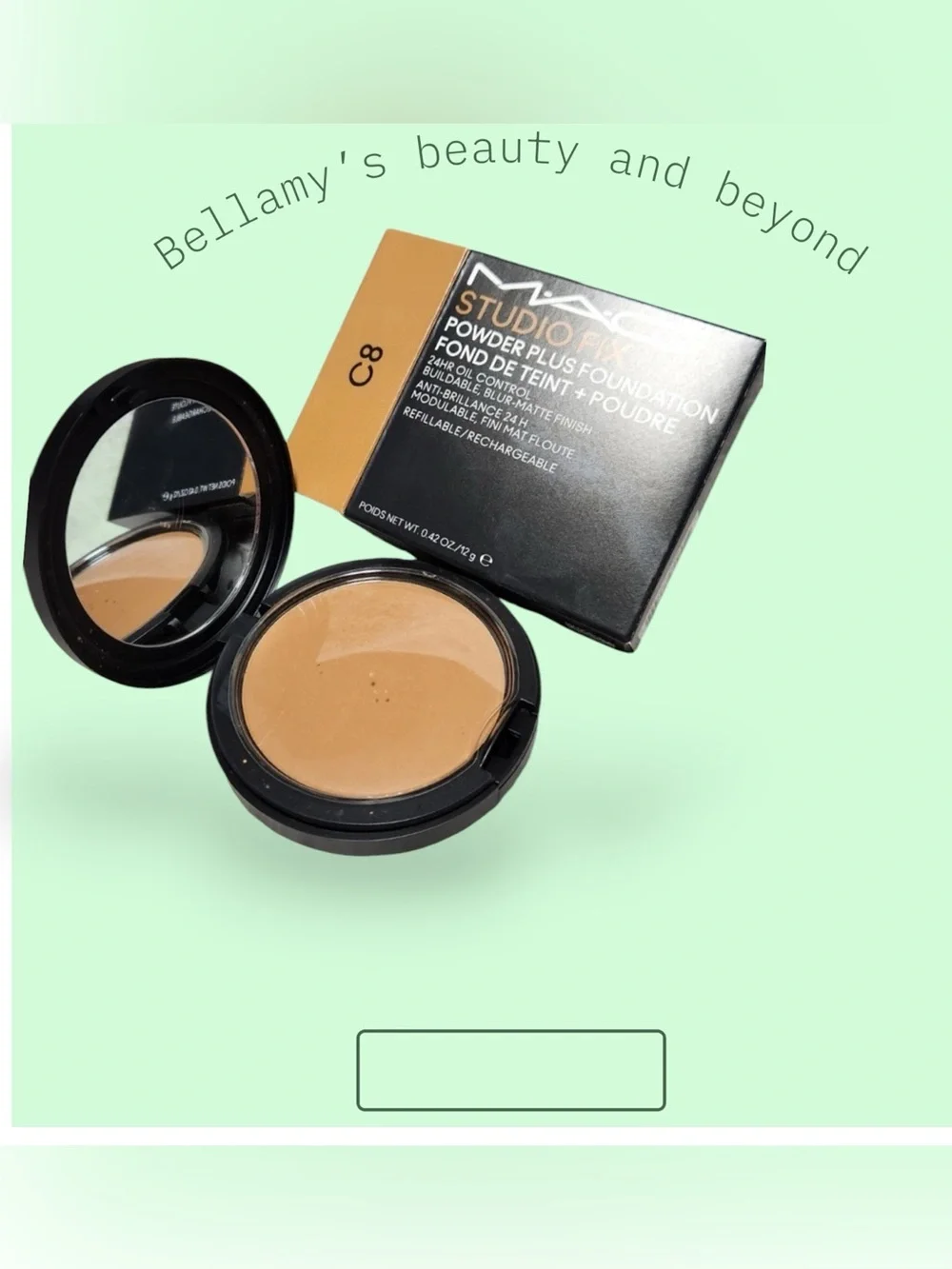 MAC Studio Fix Powder Plus Foundation C8 FULL SIZE 0.52 oz NEW/BOXED.